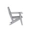 Flash Furniture Tolleson 5-Pc Adirondack Dining Set w/48-in Rnd Recycled HDPE Table and 4 Chairs w/Cupholders, Gry LE-HMP-248-2037-GRY-GG - alternate 5